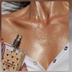 Мерцающее масло для тела shimmer body oil summer