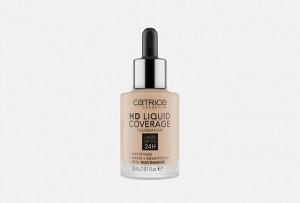 Катрис, Тональная основа HD Liquid coverage foundation 010 Light Beige, Catrice EXPS