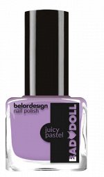 BelorDesign Bad Doll Juicy pastel Лак для ногтей тон 309 фиолетовый 6 мл