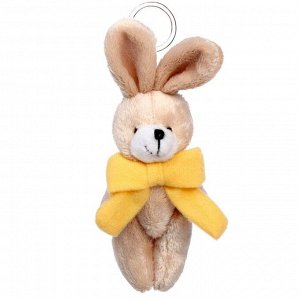 Мягкая игрушка «Кролик», на брелоке, цвета МИКС