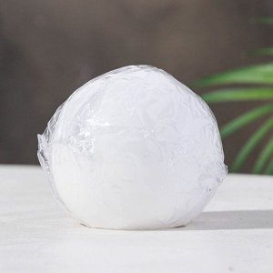 Свеча-шар, 8 см, 12 ч, 240 г, белый