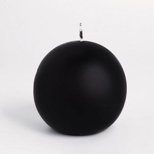 Свеча-шар, 8 см, 12 ч, 240 г, черный