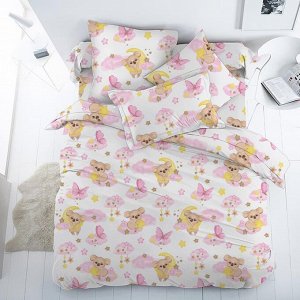 Комплект постельного белья 1,5-спальный, перкаль, детская расцветка (Коала Бэби)