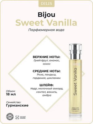 BIJOU Парфюмерная вода женская "Sweet Vanilla" (№864) 18мл