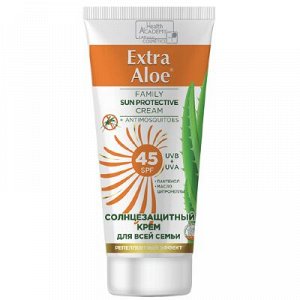 Солнцезащитный крем для всей семьи SPF 45 серии Extra Aloe, 100 мл