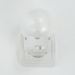 Ночник "Шарики" LED белый 7Х7Х11 см