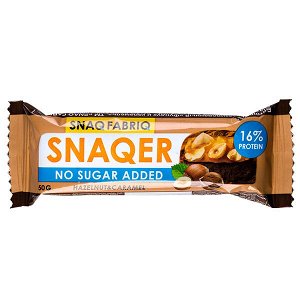 Батончик SNAQER глазированный Фундук и карамель Hazelnut&Caramel 50 г