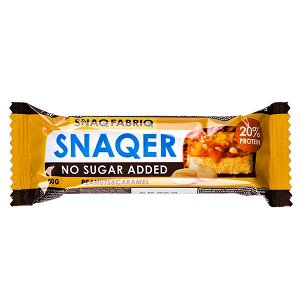 Батончик SNAQER глазированный Peanuts&Caramel 50 г 1 уп.х 30 шт.