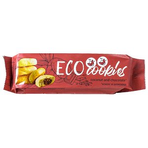 Печенье SAVITA ECOcookies Кокос и Шоколад 130 г 1 уп.х 36 шт.