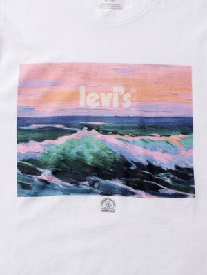 Футболка белая POSTER WAVES WHITE L*E*V*I*S