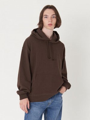 Худи цвет коричневый RED TAB SWEAT HOODIE HOT FUDGE