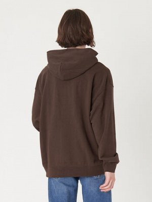 Худи цвет коричневый RED TAB SWEAT HOODIE HOT FUDGE