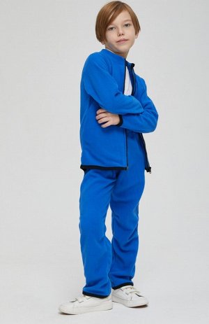 Костюм детский флисовый штаны+кофта цвет Синий