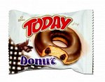 Пончик с шоколадным кремом Elvan TODAY Donut Choco / Тудей Донат со вкусом шоколада / Кекс To Day 40 гр