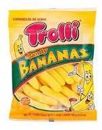 Мармелад в сладкой посыпке со вкусом банан Trolli Bananas / Тролли Банан 100 гр