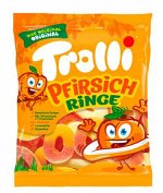 Мармелад Trolli Peach Rings / Персиковые колечки 100 гр