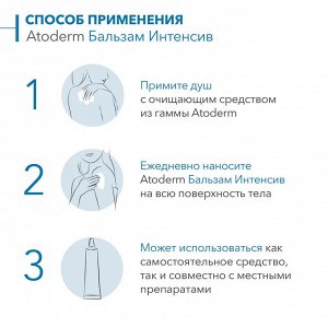 Bioderma Atoderm Успокаивающий, увлажняющий Интенсив бальзам для кожи с атопическим дерматитом и зудом, 200 мл