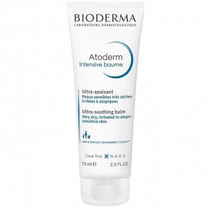 Bioderma Atoderm Бальзам Интенсив для ухода за очень сухой раздраженной и атопической кожей Биодерма Атодерм 75 мл