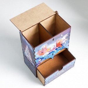 Чайный домик с ящиком "Сказка" 20х15х8,5 см