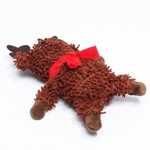 Игрушка мягкая для собак «Олень» с пищалкой, 26x18 см