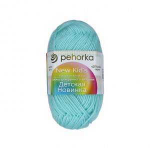 Пряжа Пехорка "Детская новинка" (100 % акрил) 50 г/200 м № 073 айсберг