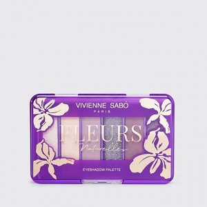 VS Палетка теней для век "Fleurs naturelles" 03, графитовое сияние и матовая дымка NEW