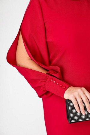 Платье Цвет: красный
Сезон: Круглогодичный
Коллекция: Праздничная
Стиль: Нарядный
Материал: текстиль
Комплектация: Платье
Состав: 78% вискоза, 20% полиэстер, 2% эластан

Платье полуприлегающего силу
