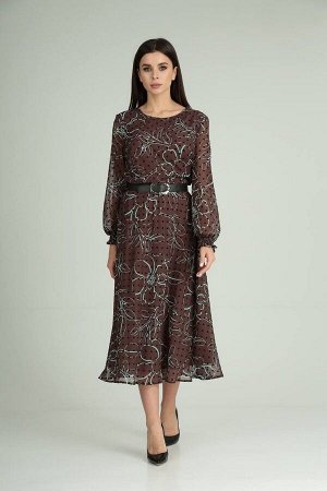 Платье / Moda Versal П2360 коричневый