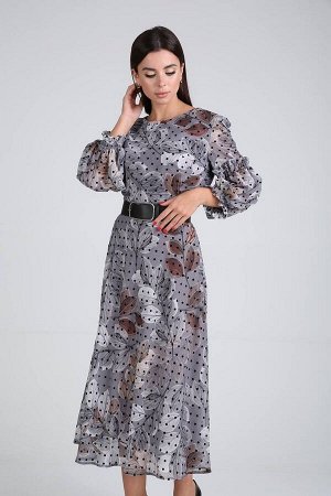 Платье / Moda Versal П2342 серый