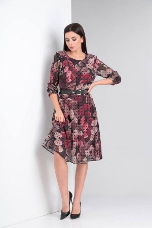 Платье / Moda Versal П2363 бордо