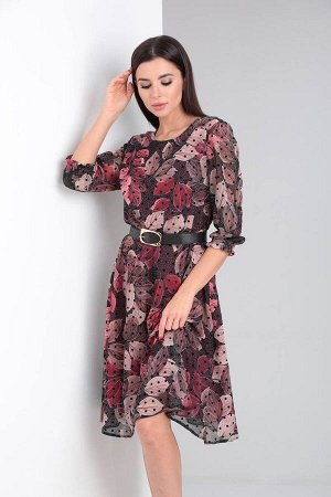 Платье Moda Versal П2363 бордо