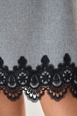 Платье / Romanovich Style 1-1284 серый\черный