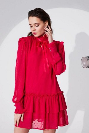 Платье Цвет: красный
Сезон: Круглогодичный
Коллекция: Праздничная
Стиль: Нарядный
Материал: текстиль
Комплектация: Платье
Состав: 100% полиэстер, подкладка - 100% полиэстер