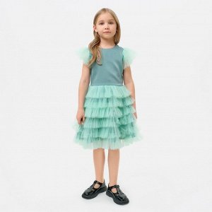 Платье детское с крылышками KAFTAN 28 (86-92 см), мятный