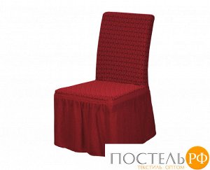 396/506.005 Комплект чехлов на стулья КПС-6, 6шт., Asmina 05-Bordo