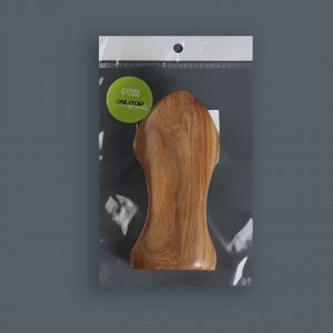 ONLITOP Массажёр «Фигурный», деревянный, универсальный, 13 ? 6 ? 4 см, цвет «тёмное дерево»