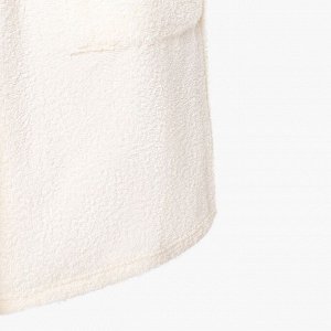 Халат махровый женский Экономь и Я, молочный, 320 г/м2, 100%хл с AIRO