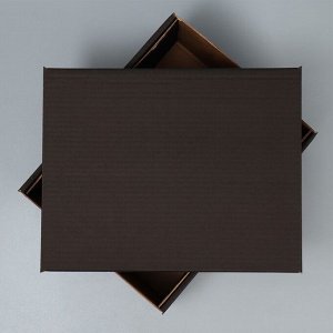 Складная коробка «Чёрная», 31,2 х 25,6 х 16,1 см