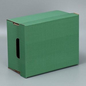 Складная коробка «Оливковая», 31,2 х 25,6 х 16,1 см