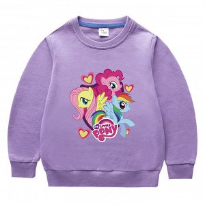 Детский свитшот "My Little Pony", цвет лавандовый