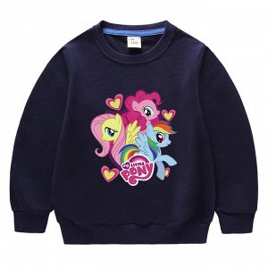 Детский свитшот "My Little Pony", цвет темно-синий