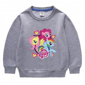 Детский свитшот "My Little Pony", цвет серый