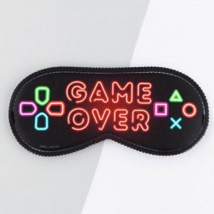 СИМА-ЛЕНД Маска для сна Game over, 19.3 х 9.5 см