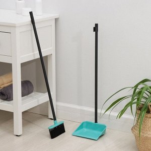 Щётка для пола с совком Spin&Clean «Практик», пластик, 17.5x19.5x83 см, МИКС