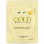 Petitfee Патчи для глаз гидрогелевые Eye Patch Gold Hydrogel, 1 пара