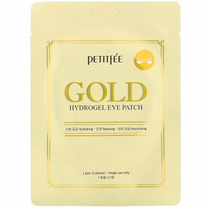 Petitfee Патчи для глаз гидрогелевые Eye Patch Gold Hydrogel, 1 пара