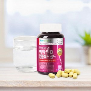 Nutri D-Day Комплекс премиум витаминов группы B Complex Premium Vitamin B Gold, 500 мг * 90 таб.