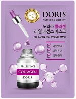 Doris Тканевая маска для лица с коллагеном Collagen Real Essence Mask, 25 мл