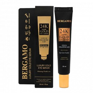 Bergamo Сыворотка для кожи вокруг глаз с золотом Luxury Gold Eye Serum, 30 мл