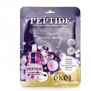 Ekel Маска тканевая для лица для лица с пептидами Mask Peptide Ultra Hydrating Essence, 25 мл